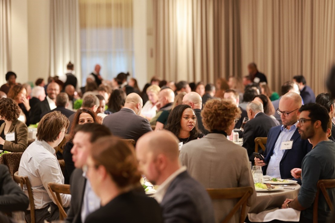 attendees at tables