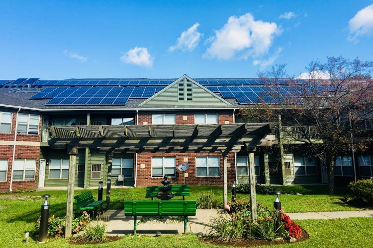 Pablo Davis Elder Living Center with solar rooftop