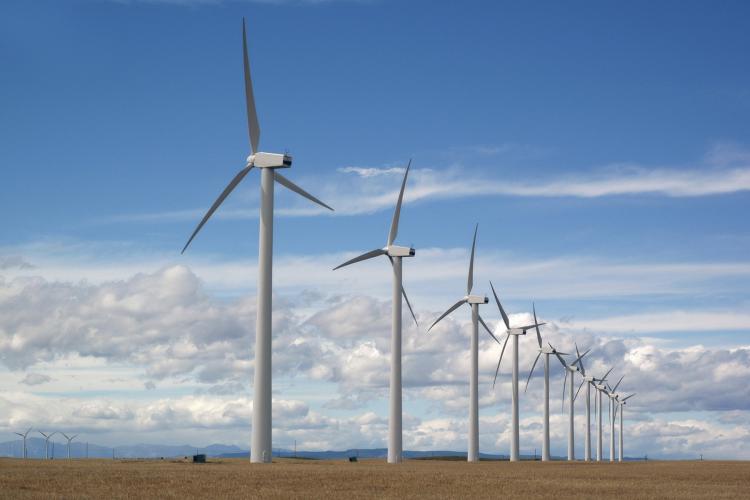 wind turbines