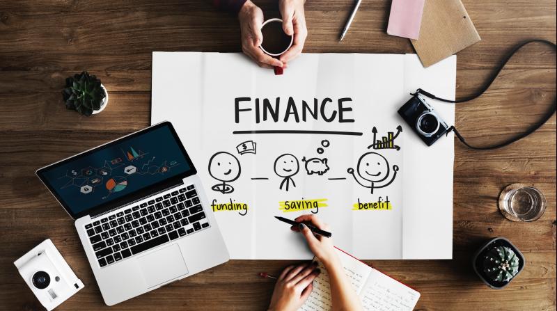 paper that says "financing"