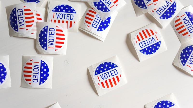 "I voted" stickers